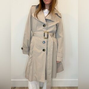 London Fog Beige Women's lined Trench Coat